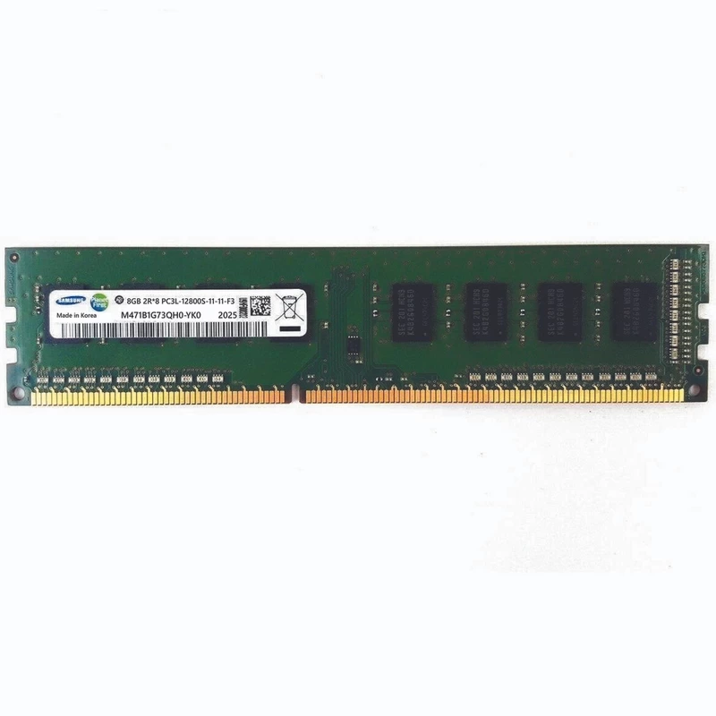 رم دسکتاپ DDR3 تک کاناله 1600 مگاهرتز CL11 سامسونگ مدل PC3L ظرفیت 16 گیگابایت 